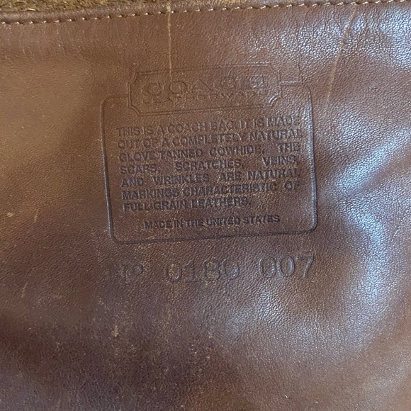 Vintage Leather Coach Bleeker Bucket Crossbody Bag - Picture 13 of 13